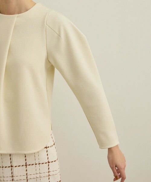 ROPE' / ロペ Tシャツ | 【洗える】ジャガードニットプルオーバー(梨地プルオーバー)/セットアップ対応 | 詳細14