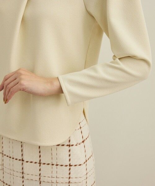 ROPE' / ロペ Tシャツ | 【洗える】ジャガードニットプルオーバー(梨地プルオーバー)/セットアップ対応 | 詳細16