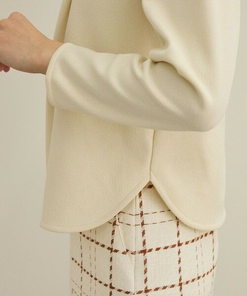 ROPE' / ロペ Tシャツ | 【洗える】ジャガードニットプルオーバー(梨地プルオーバー)/セットアップ対応 | 詳細17