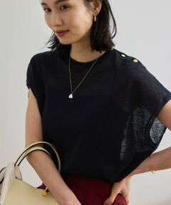 ROPE' / ロペ ニット・セーター | ラミー フレンチスリーブプルオーバー/サマーニット