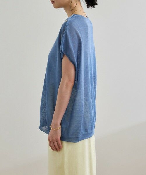 ROPE' / ロペ ニット・セーター | ラミー フレンチスリーブプルオーバー/サマーニット | 詳細9