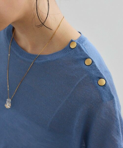 ROPE' / ロペ ニット・セーター | ラミー フレンチスリーブプルオーバー/サマーニット | 詳細12