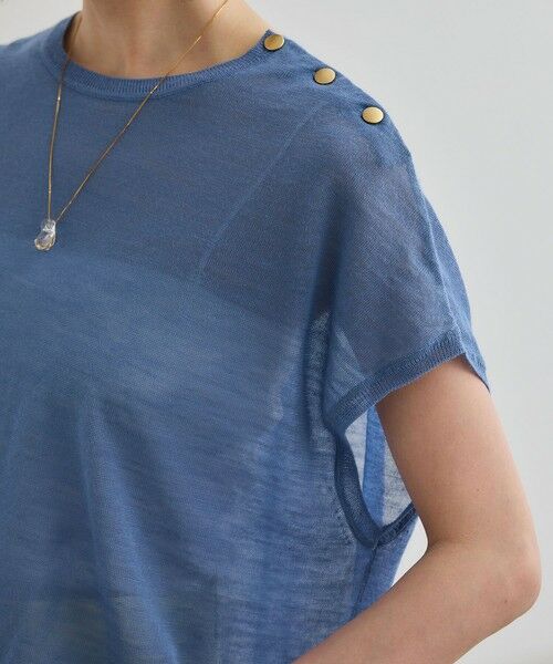 ROPE' / ロペ ニット・セーター | ラミー フレンチスリーブプルオーバー/サマーニット | 詳細13