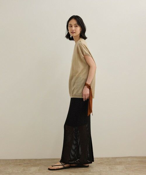 ROPE' / ロペ ニット・セーター | ラミー フレンチスリーブプルオーバー/サマーニット | 詳細20