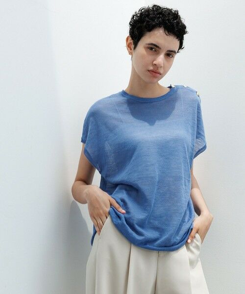 ROPE' / ロペ ニット・セーター | ラミー フレンチスリーブプルオーバー/サマーニット | 詳細22