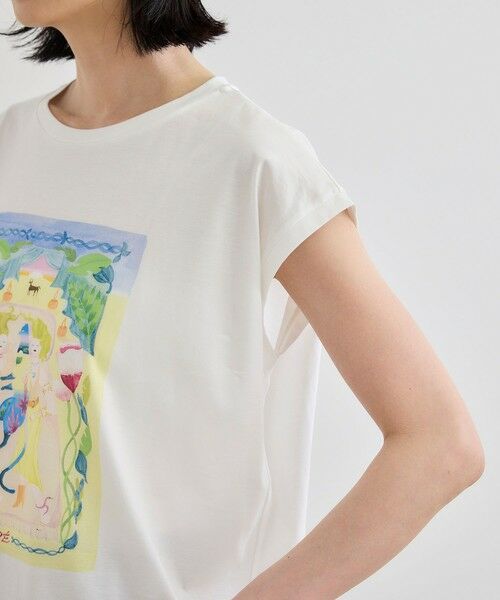 ROPE' / ロペ Tシャツ | 【Kei Nagayama for ROPE'】プリント ノースリーブTEE【接触冷感・洗濯耐久あり】 | 詳細10