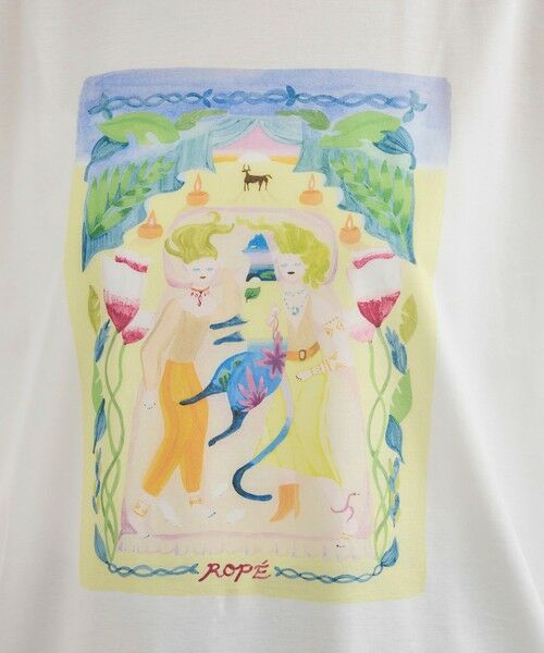 ROPE' / ロペ Tシャツ | 【Kei Nagayama for ROPE'】プリント ノースリーブTEE【接触冷感・洗濯耐久あり】 | 詳細11