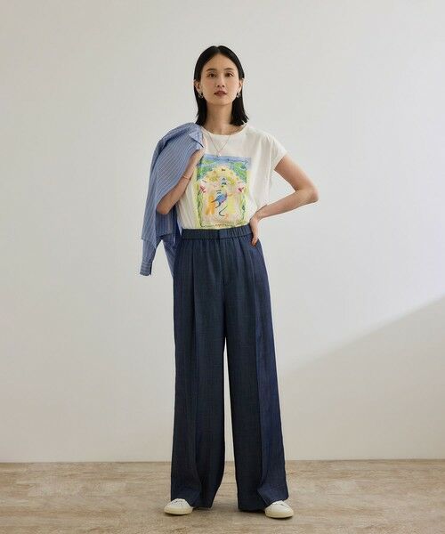 ROPE' / ロペ Tシャツ | 【Kei Nagayama for ROPE'】プリント ノースリーブTEE【接触冷感・洗濯耐久あり】 | 詳細17