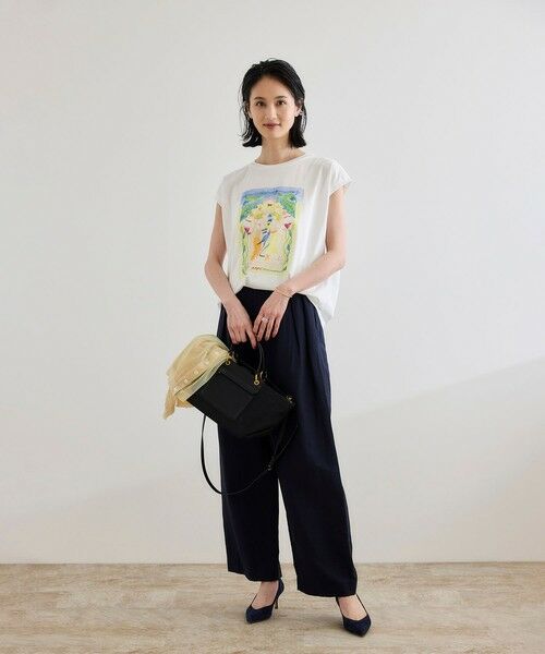 ROPE' / ロペ Tシャツ | 【Kei Nagayama for ROPE'】プリント ノースリーブTEE【接触冷感・洗濯耐久あり】 | 詳細22