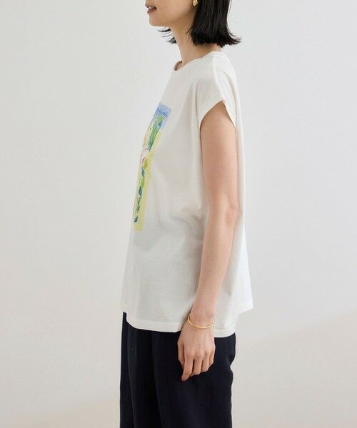 ROPE' / ロペ Tシャツ | 【Kei Nagayama for ROPE'】プリント ノースリーブTEE【接触冷感・洗濯耐久あり】 | 詳細7