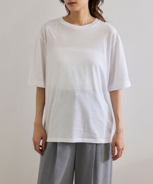 ROPE' / ロペ Tシャツ | 【洗える】グレイス天竺 5分袖Tシャツ | 詳細11