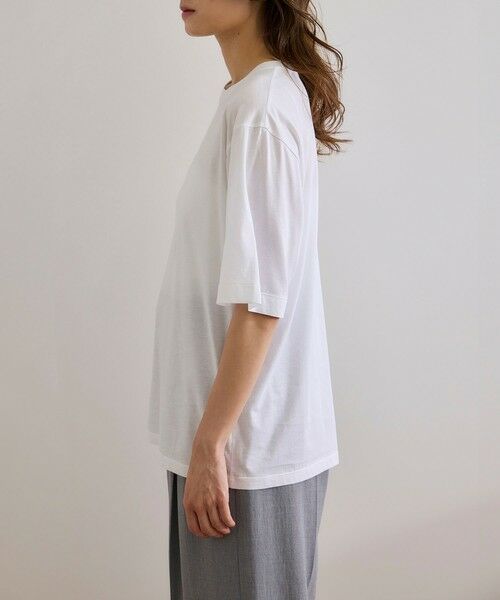 ROPE' / ロペ Tシャツ | 【洗える】グレイス天竺 5分袖Tシャツ | 詳細12