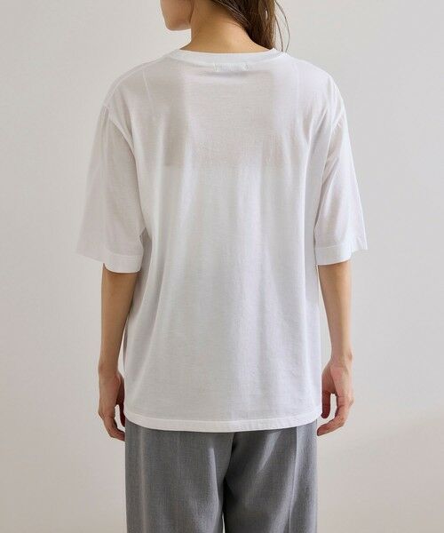 ROPE' / ロペ Tシャツ | 【洗える】グレイス天竺 5分袖Tシャツ | 詳細13