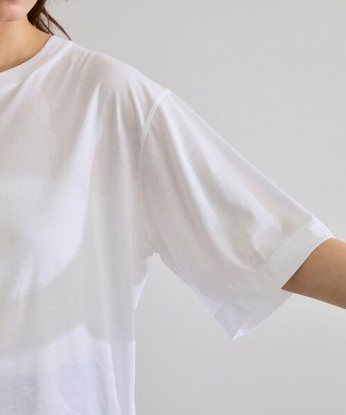 ROPE' / ロペ Tシャツ | 【洗える】グレイス天竺 5分袖Tシャツ | 詳細15