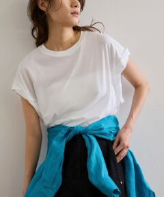 ROPE' / ロペ Tシャツ | ツイストフレンチスリーブTシャツ