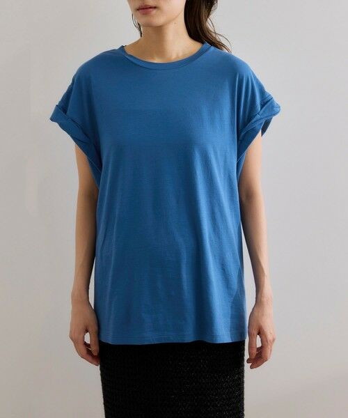 ROPE' / ロペ Tシャツ | ツイストフレンチスリーブTシャツ | 詳細11