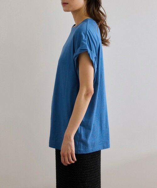 ROPE' / ロペ Tシャツ | ツイストフレンチスリーブTシャツ | 詳細12