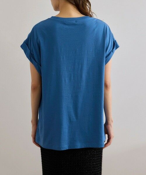 ROPE' / ロペ Tシャツ | ツイストフレンチスリーブTシャツ | 詳細13