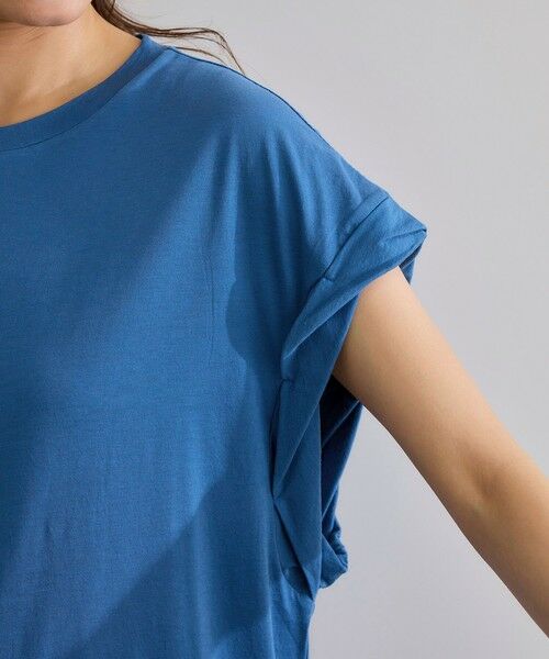 ROPE' / ロペ Tシャツ | ツイストフレンチスリーブTシャツ | 詳細15