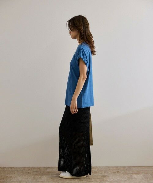 ROPE' / ロペ Tシャツ | ツイストフレンチスリーブTシャツ | 詳細2