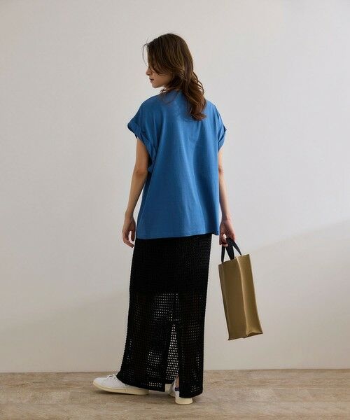 ROPE' / ロペ Tシャツ | ツイストフレンチスリーブTシャツ | 詳細5