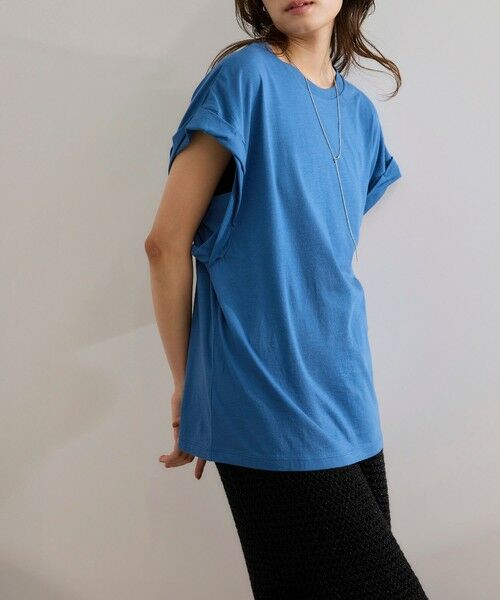 ROPE' / ロペ Tシャツ | ツイストフレンチスリーブTシャツ | 詳細8