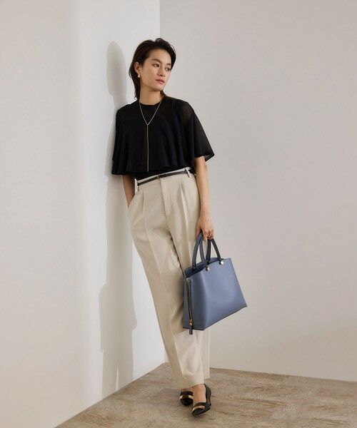 ROPE' / ロペ Tシャツ | 【洗える】LEVITAティアードニットプルオーバー | 詳細1