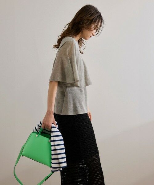 ROPE' / ロペ Tシャツ | 【洗える】LEVITAティアードニットプルオーバー | 詳細3