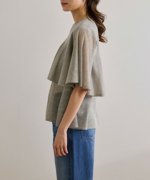 ROPE' / ロペ Tシャツ | 【洗える】LEVITAティアードニットプルオーバー | 詳細5