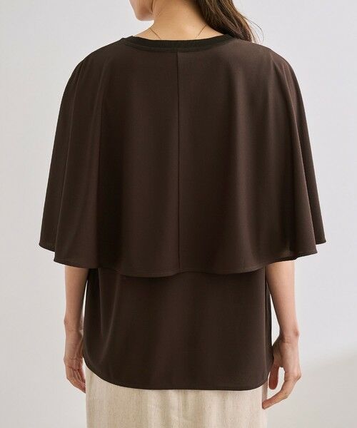 ROPE' / ロペ シャツ・ブラウス | 【洗える】ケープスリーブ リンキングブラウス | 詳細10