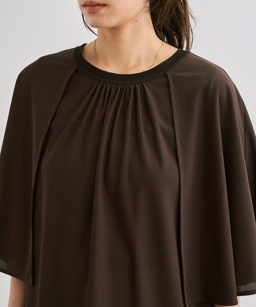 ROPE' / ロペ シャツ・ブラウス | 【洗える】ケープスリーブ リンキングブラウス | 詳細11