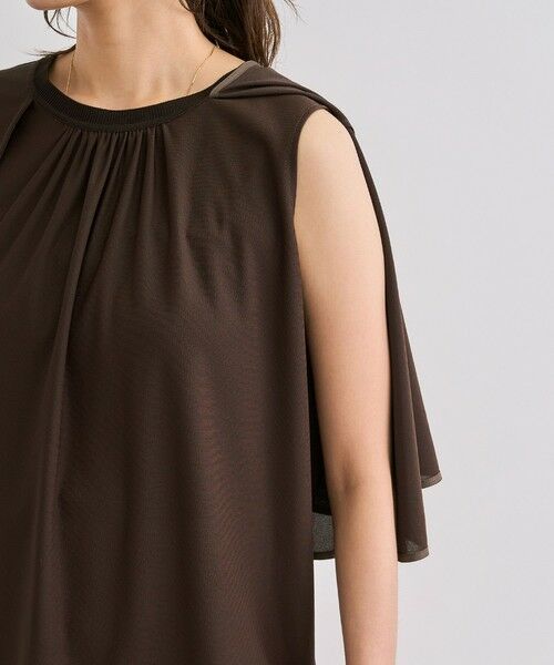 ROPE' / ロペ シャツ・ブラウス | 【洗える】ケープスリーブ リンキングブラウス | 詳細13