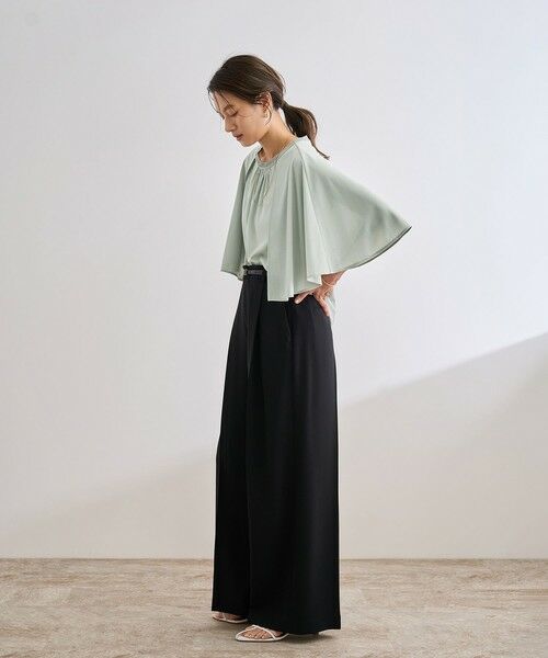 ROPE' / ロペ シャツ・ブラウス | 【洗える】ケープスリーブ リンキングブラウス | 詳細19