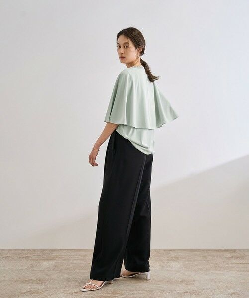 ROPE' / ロペ シャツ・ブラウス | 【洗える】ケープスリーブ リンキングブラウス | 詳細7