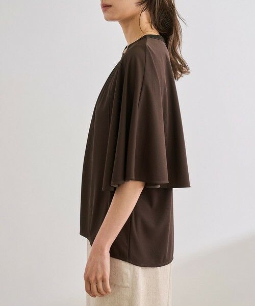 ROPE' / ロペ シャツ・ブラウス | 【洗える】ケープスリーブ リンキングブラウス | 詳細9