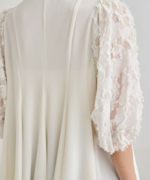 ROPE' / ロペ シャツ・ブラウス | ジャガードスリーブコンビブラウス/イージーケア | 詳細15