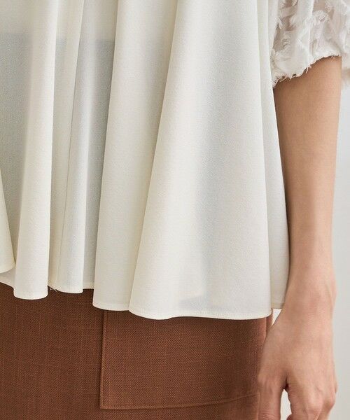 ROPE' / ロペ シャツ・ブラウス | ジャガードスリーブコンビブラウス/イージーケア | 詳細16