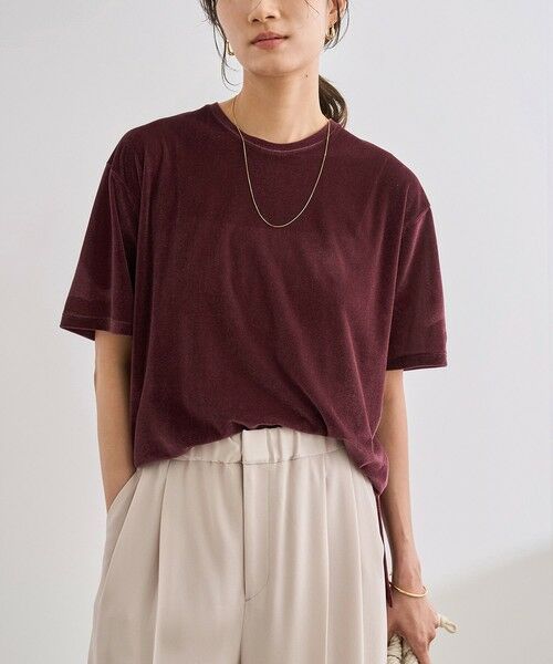 ROPE' / ロペ Tシャツ | シアーベロアTシャツ/イージーケア | 詳細26