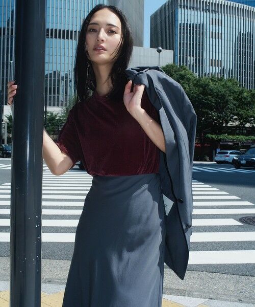 ROPE' / ロペ Tシャツ | シアーベロアTシャツ/イージーケア | 詳細3