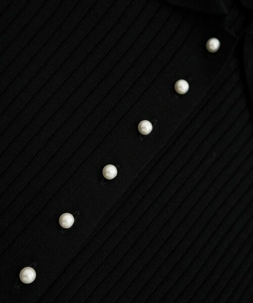 ROPE' / ロペ ニット・セーター | パール釦ポロニット/イージーケア | 詳細17