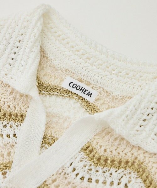 ROPE' / ロペ ニット・セーター | 【COOHEM（コーヘン）】ZIGZAG SUKASHI KNIT PULLOVER【WEB・一部店舗限定】【一部別注カラー】/洗える | 詳細28