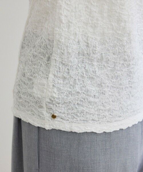 ROPE' / ロペ カットソー（半袖以外） | 【WEB・一部店舗限定】ストレッチシアー＆レースカットソー/洗える | 詳細11