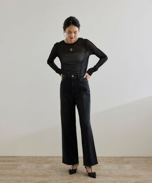 ROPE' / ロペ カットソー（半袖以外） | 【WEB・一部店舗限定】ストレッチシアー＆レースカットソー/洗える | 詳細17