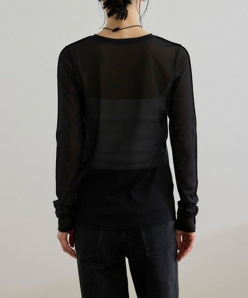 ROPE' / ロペ カットソー（半袖以外） | 【WEB・一部店舗限定】ストレッチシアー＆レースカットソー/洗える | 詳細21