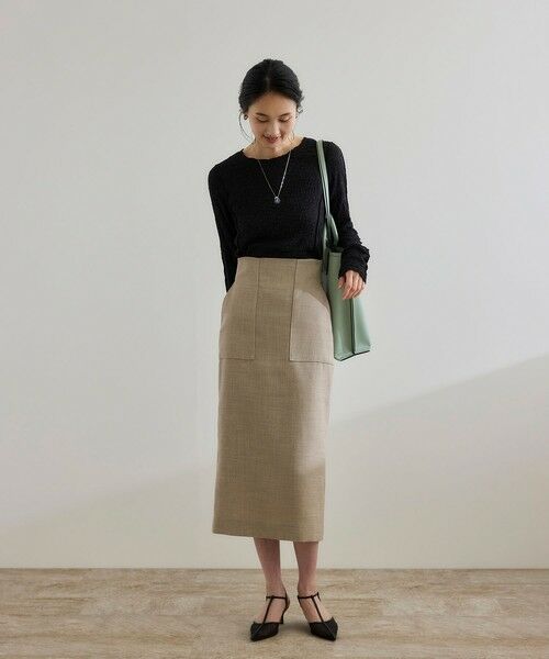 ROPE' / ロペ カットソー（半袖以外） | 【WEB・一部店舗限定】ストレッチシアー＆レースカットソー/洗える | 詳細28