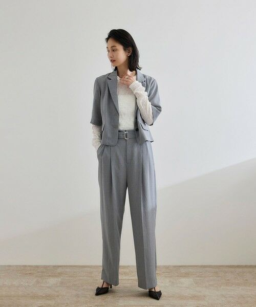 ROPE' / ロペ カットソー（半袖以外） | 【WEB・一部店舗限定】ストレッチシアー＆レースカットソー/洗える | 詳細29