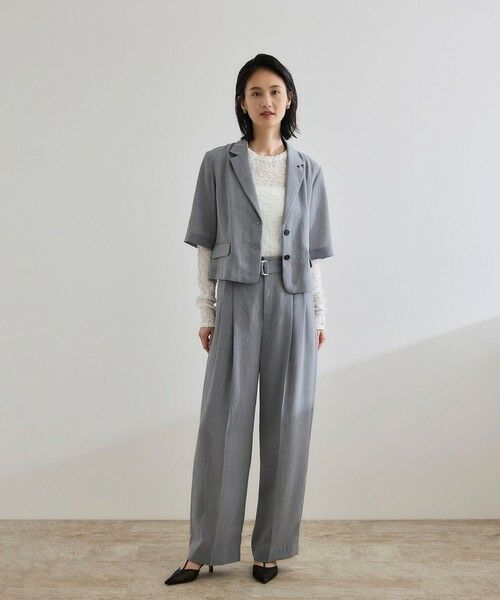 ROPE' / ロペ カットソー（半袖以外） | 【WEB・一部店舗限定】ストレッチシアー＆レースカットソー/洗える | 詳細30