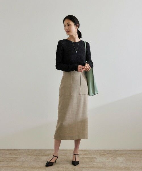 ROPE' / ロペ カットソー（半袖以外） | 【WEB・一部店舗限定】ストレッチシアー＆レースカットソー/洗える | 詳細5