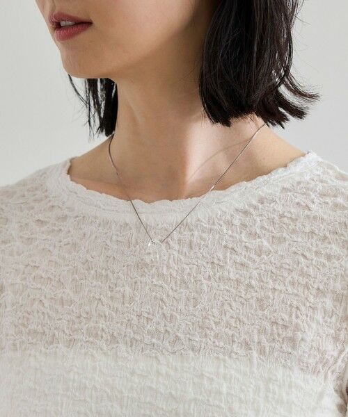 ROPE' / ロペ カットソー（半袖以外） | 【WEB・一部店舗限定】ストレッチシアー＆レースカットソー/洗える | 詳細9