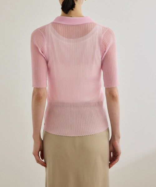 ROPE' / ロペ ニット・セーター | 【洗える】【WEB・一部店舗限定】シアーリブＶネックポロニット | 詳細22